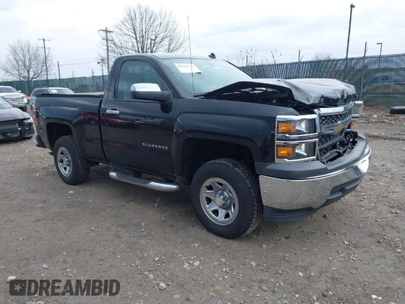 2014 Chevrolet Silverado 1500 Work Truck with VIN 1GCNCPEH9EZ231373, listed as a IAAI auction lot 41665673 with 109,160 mi miles. Bid and sale history available at carsss.com. Image 1.