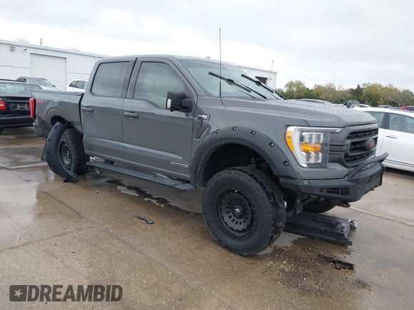 2021 Ford F-150 XL with VIN 1FTFW1EDXMFC59379, listed as a IAAI auction lot 41726978 with 37,188 mi miles. Bid and sale history available at carsss.com. Image 1.