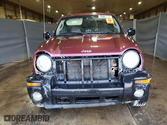 2002 Jeep Liberty Limited with VIN 1J4GL58K62W358660, listed as a Copart auction lot 61719985 with 195,873 mi miles and Salvage title. Bid and sale history available at DreamBid. Image 5.