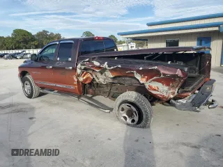 2005 Dodge 2500 SLT with VIN 3D7KS28D35G750040, listed as a Copart auction lot 42591365 with 105,523 mi miles and Salvage Title. Bid and sale history available at carsss.com. Image 2.