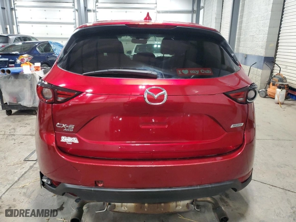 2017 Mazda CX-5 Grand Touring with VIN JM3KFBDL2H0108193, listed as a Copart auction lot 44946235 with 128,607 mi miles and Salvage Title. Bid and sale history available at carsss.com. Image 6.