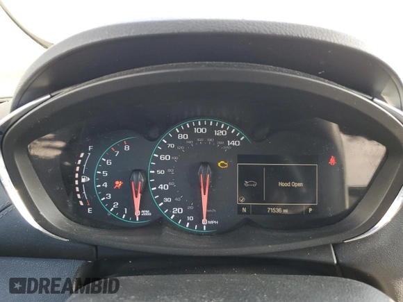 2018 Chevrolet Trax LT with VIN KL7CJLSB7JB619725, listed as a Copart auction lot 51705955 with 71,536 mi miles and Salvage Title. Bid and sale history available at carsss.com. Image 9.