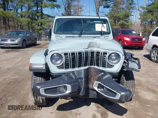 2024 Jeep Wrangler Sahara with VIN 1C4PJXEG1RW299325, listed as a IAAI auction lot 41854789 with 27,808 mi miles. Bid and sale history available at carsss.com. Image 13.