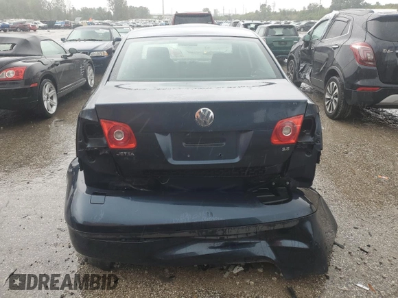 2006 Volkswagen Jetta Sedan Value Edition with VIN 3VWPF71K06M743282, listed as a Copart auction lot 72417184 with 165,927 mi miles and Salvage Title. Bid and sale history available at carsss.com. Image 6.