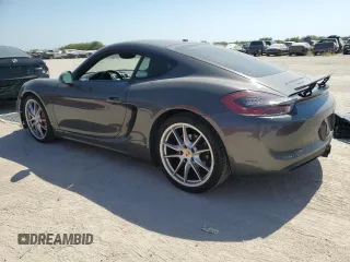 2015 Porsche Cayman S с VIN WP0AB2A88FK183837, выставлен на аукционе Copart как лот 75475804 с пробегом 43 588 миль миль и Списание • Salvage title. История ставок и продаж доступна на DreamBid. Изображение 2.