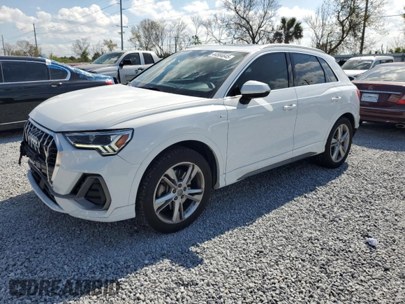 2019 Audi Q3 S line Premium Plus with VIN WA1EECF33K1071226, listed as a Copart auction lot 44584645 with 66,610 mi miles and Non Repairable. Bid and sale history available at carsss.com. Image 1.