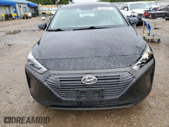 2019 Hyundai Ioniq Blue with VIN KMHC65LC7KU137684, listed as a Copart auction lot 58597025 with 53,010 mi miles and Salvage title. Bid and sale history available at DreamBid. Image 5.