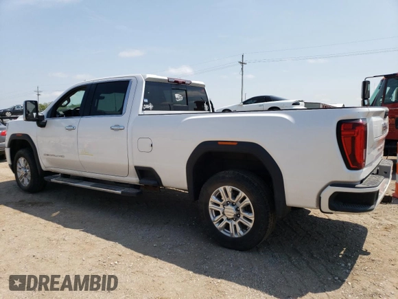 2020 GMC Sierra 3500HD Denali z VIN 1GT49WEY2LF317238, wystawiony jako Copart lot #61554414 z przebiegiem Nie podano mil oraz Szkoda całkowita • Salvage title. Historia ofert i sprzedaży dostępna na DreamBid. Obrazek 2.