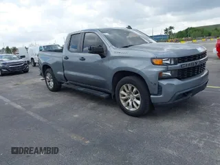 2020 Chevrolet Silverado 1500 Custom with VIN 1GCRWBEH7LZ288602, listed as a IAAI auction lot 41731947 with 101,401 mi miles. Bid and sale history available at carsss.com. Image 1.