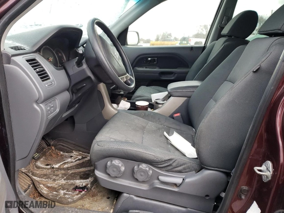 2007 Honda Pilot LX with VIN 5FNYF18137B007055, listed as a Copart auction lot 42397595 with 0 mi miles and Salvage Title. Bid and sale history available at carsss.com. Image 7.