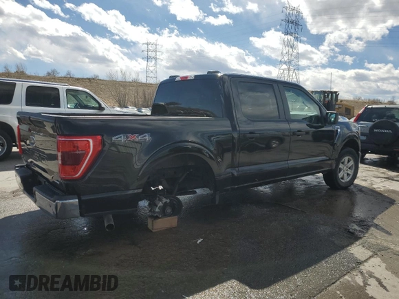 2023 Ford F-150 XL with VIN 1FTFW1E8XPFA36282, listed as a Copart auction lot 49270385 with 42,339 mi miles and Salvage Title. Bid and sale history available at carsss.com. Image 3.