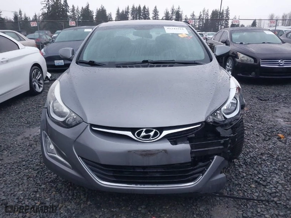 2014 Hyundai Elantra Limited with VIN 5NPDH4AE8EH465342, listed as a IAAI auction lot 41343515 with 1 mi miles. Bid and sale history available at carsss.com. Image 12.
