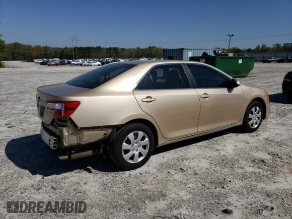 2012 Toyota Camry L with VIN 4T1BF1FK6CU029565, listed as a Copart auction lot 51684965 with 337,591 mi miles and Salvage Title. Bid and sale history available at carsss.com. Image 3.