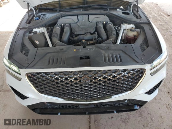 2023 Genesis GV70 Sport with VIN KMUMCDTC3PU084756, listed as a Copart auction lot 53306245 with 27,682 mi miles and Salvage Title. Bid and sale history available at DreamBid. Image 12.