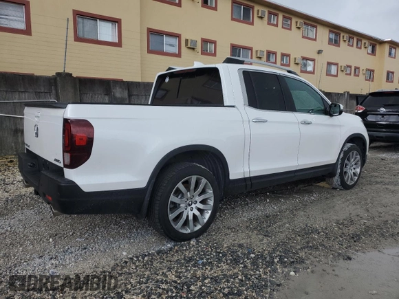 2023 Honda Ridgeline RTL-E with VIN 5FPYK3F76PB064582, listed as a Copart auction lot 63629375 with 11,940 mi miles and Salvage title. Bid and sale history available at DreamBid. Image 3.