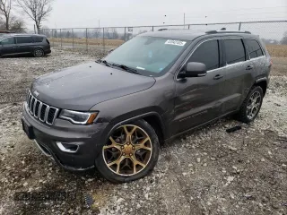 2018 Jeep Grand Cherokee Sterling Edition with VIN 1C4RJFBG8JC119562, listed as a Copart auction lot 44942405 with 125,726 mi miles and Salvage Title. Bid and sale history available at carsss.com. Image 1.
