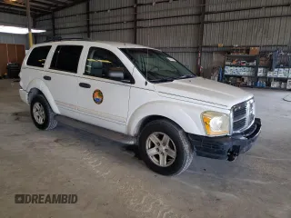 2004 Dodge Durango SLT with VIN 1D4HB48D64F178741, listed as a Copart auction lot 64197665 with 171,416 mi miles and Salvage title. Bid and sale history available at DreamBid. Image 4.