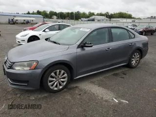 2013 Volkswagen Passat S with VIN 1VWAP7A3XDC028133, listed as a Copart auction lot 56545255 with 200,067 mi miles and Salvage title. Bid and sale history available at DreamBid. Image 1.