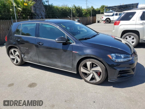 2021 Volkswagen Golf GTI S with VIN 3VW6T7AU6MM002461, listed as a Copart auction lot 49297834 with 46,698 mi miles. Bid and sale history available at carsss.com. Image 4.