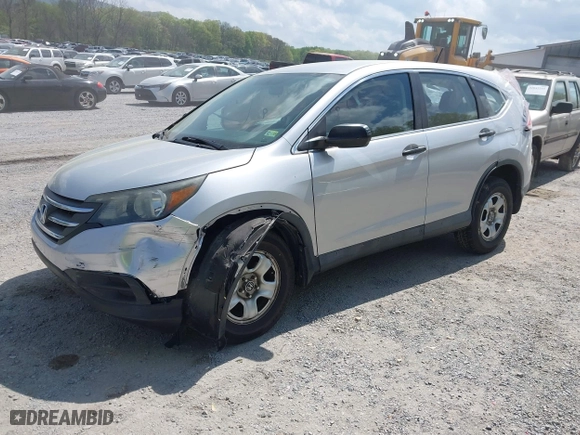 2013 Honda CR-V LX with VIN 2HKRM4H30DH647346, listed as a IAAI auction lot 42082896 with 71,256 mi miles. Bid and sale history available at carsss.com. Image 2.