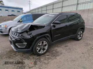 2018 Jeep Compass Limited with VIN 3C4NJCCBXJT205170, listed as a Copart auction lot 57489025 with 110,231 mi miles and Salvage title. Bid and sale history available at DreamBid. Image 1.