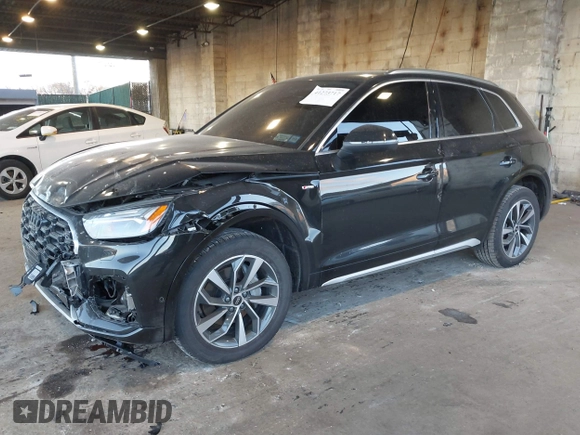 2024 Audi Q5 S line Prestige with VIN WA1FAAFY1R2090698, listed as a IAAI auction lot 41273717 with 8,684 mi miles and . Bid and sale history available at DreamBid. Image 17.