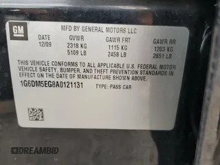 2010 Cadillac CTS with VIN 1G6DM5EG8A0121131, listed as a Copart auction lot 68244704 with Not Provided miles and Salvage Title. Bid and sale history available at DreamBid. Image 12.