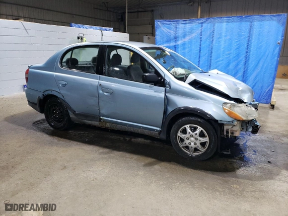 2001 Toyota ECHO with VIN JTDBT123310126769, listed as a Copart auction lot 68253634 with 274,962 mi miles and Salvage Title. Bid and sale history available at carsss.com. Image 4.