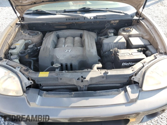 2003 Hyundai Santa Fe GLS with VIN KM8SC13D53U477438, listed as a Copart auction lot 44195145 with 167,437 mi miles and Clean Title. Bid and sale history available at carsss.com. Image 12.