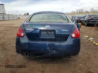 2006 Nissan Maxima 3.5 SL with VIN 1N4BA41E76C827143, listed as a Copart auction lot 49789485 with 116,918 mi miles and Salvage Title. Bid and sale history available at carsss.com. Image 6.