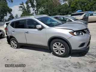 2015 Nissan Rogue S with VIN KNMAT2MT4FP553360, listed as a Copart auction lot 64629834 with 107,423 mi miles and Salvage Title. Bid and sale history available at carsss.com. Image 4.