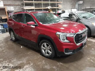 2022 GMC Terrain SLE with VIN 3GKALTEV2NL147016, listed as a IAAI auction lot 41515528 with 23,688 mi miles. Bid and sale history available at carsss.com. Image 1.
