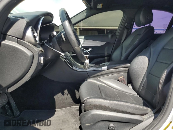 2021 Mercedes-Benz C 300 with VIN W1KWF8DB8MR632402, listed as a Copart auction lot 52971445 with 38,939 mi miles and Salvage Title. Bid and sale history available at carsss.com. Image 7.