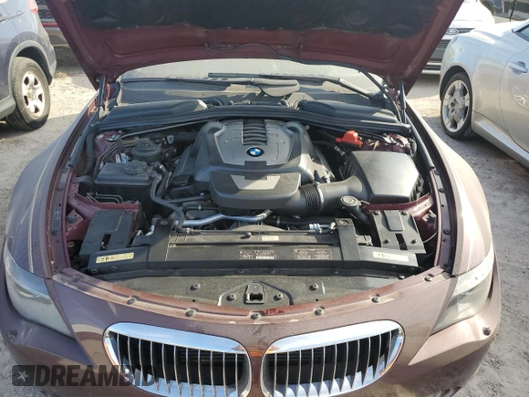 2007 BMW 6 Series 650i with VIN WBAEK13567CN80454, listed as a Copart auction lot 75070664 with 32,610 mi miles and Salvage Title. Bid and sale history available at carsss.com. Image 11.
