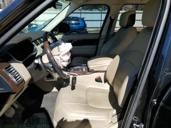 2018 Land Rover Range Rover HSE with VIN SALGS2RKXJA381482, listed as a Copart auction lot 45715265 with 74,578 mi miles and Non repairable. Bid and sale history available at DreamBid. Image 7.
