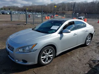 2014 Nissan Maxima 3.5 SV with VIN 1N4AA5AP4EC476919, listed as a IAAI auction lot 41690481 with 121375 miles. Bid and sale history available at carsss.com. Image 17.