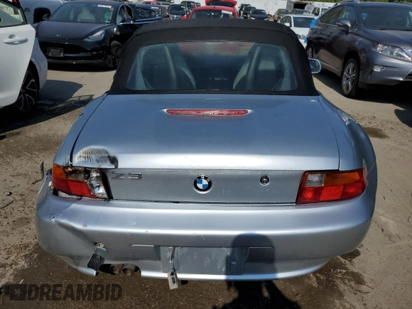 1998 BMW 3 Series Z3 2.8 z VIN 4USCJ3335WLC16206, wystawiony jako Copart lot #68746354 z przebiegiem 131 071 mil mil oraz Szkoda całkowita • Salvage title. Historia ofert i sprzedaży dostępna na DreamBid. Obrazek 6.