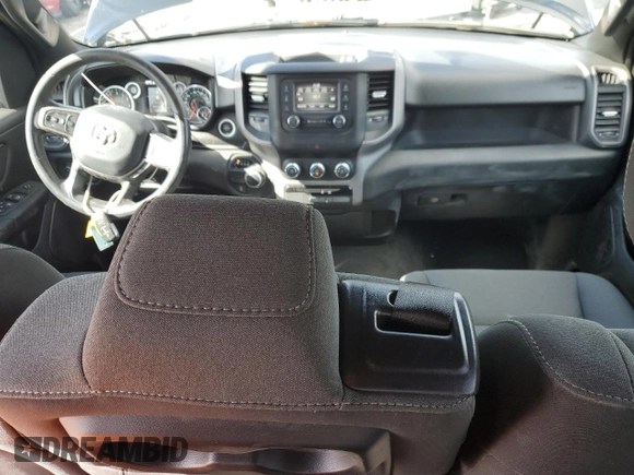 2024 Ram 1500 Tradesman with VIN 1C6SRECG7RN123192, listed as a Copart auction lot 45381105 with 11,283 mi miles and Salvage title. Bid and sale history available at DreamBid. Image 8.
