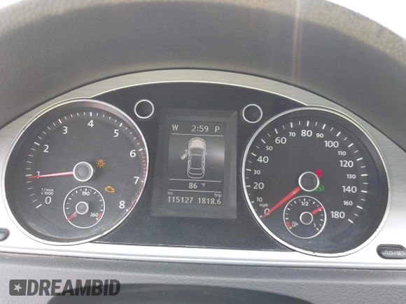 2013 Volkswagen CC Sport with VIN WVWBN7AN2DE518150, listed as a IAAI auction lot 42011967 with 115,127 mi miles and . Bid and sale history available at DreamBid. Image 7.