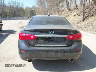 2015 Infiniti Q50 Premium with VIN JN1BV7AR2FM420542, listed as a IAAI auction lot 41787473 with 83,955 mi miles. Bid and sale history available at carsss.com. Image 17.