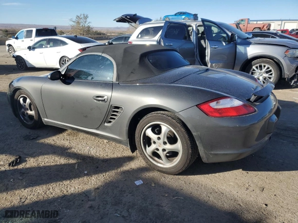 2006 Porsche Boxster with VIN WP0CA29816U710539, listed as a Copart auction lot 80785334 with 104,041 mi miles and Salvage Title. Bid and sale history available at carsss.com. Image 2.