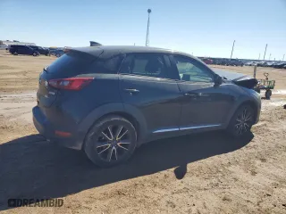2017 Mazda CX-3 Grand Touring with VIN JM1DKFD77H0156571, listed as a Copart auction lot 47561835 with 72,528 mi miles and Salvage Title. Bid and sale history available at carsss.com. Image 3.
