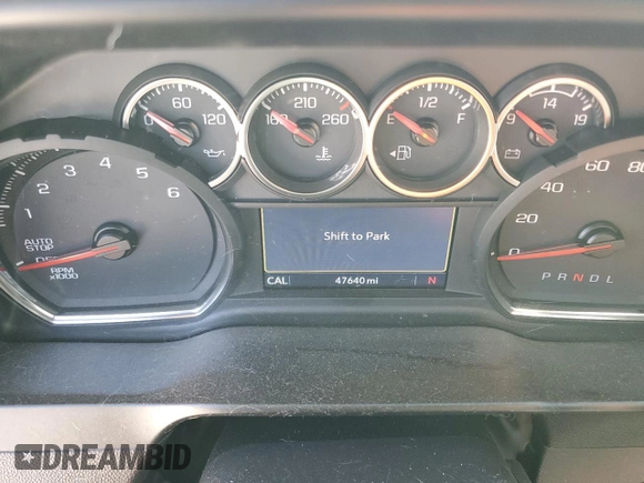 2020 Chevrolet Silverado 1500 LT with VIN 3GCPWCED6LG343695, listed as a Copart auction lot 48911365 with 47,640 mi miles and Salvage Title. Bid and sale history available at carsss.com. Image 9.