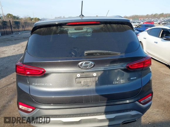 2020 Hyundai Santa Fe Essential with VIN 5NMS2CAD0LH299726, listed as a IAAI auction lot 41752451 with 49,135 mi miles. Bid and sale history available at carsss.com. Image 16.