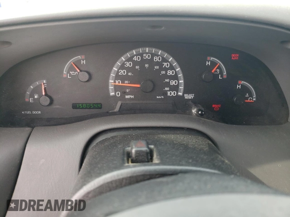2002 Ford F-150 XL with VIN 1FTRX17282NA63790, listed as a Copart auction lot 42057394 with 158,054 mi miles and Salvage Title. Bid and sale history available at carsss.com. Image 9.