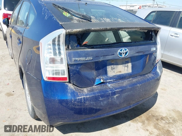 2010 Toyota Prius II with VIN JTDKN3DU7A1022730, listed as a IAAI auction lot 42139192 with 188,178 mi miles. Bid and sale history available at carsss.com. Image 6.