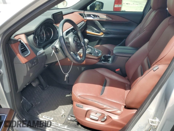 2018 Mazda CX-9 Signature with VIN JM3TCBEY8J0205833, listed as a Copart auction lot 60879045 with 29,253 mi miles and Salvage title. Bid and sale history available at DreamBid. Image 7.