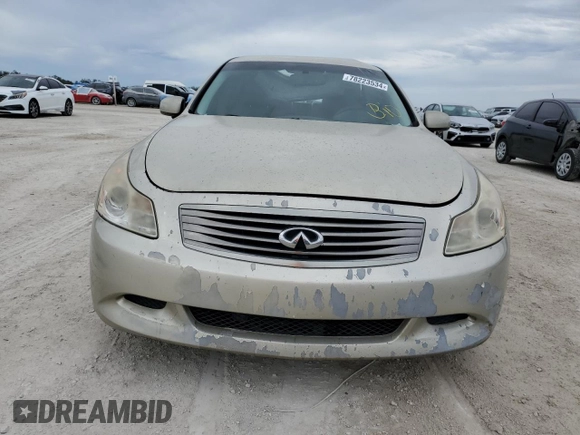 2007 Infiniti G35 Sport with VIN JNKBV61E57M703179, listed as a Copart auction lot 78223534 with 174,623 mi miles and Salvage Title. Bid and sale history available at DreamBid. Image 5.