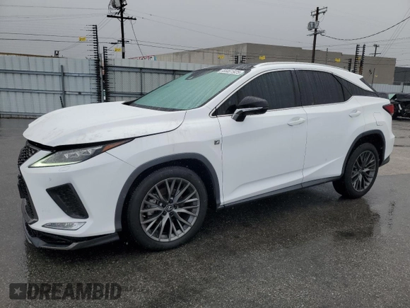 2021 Lexus RX with VIN 2T2YZMDA0MC261123, listed as a Copart auction lot 49236205 with 45,076 mi miles and Salvage Title. Bid and sale history available at carsss.com. Image 1.