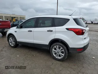 2019 Ford Escape S с VIN 1FMCU0F72KUA23079, выставлен на аукционе Copart как лот 54748785 с пробегом 87 861 миль миль и Списание • Salvage title. История ставок и продаж доступна на DreamBid. Изображение 2.